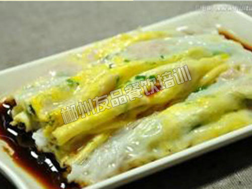 鸡蛋虾肠粉